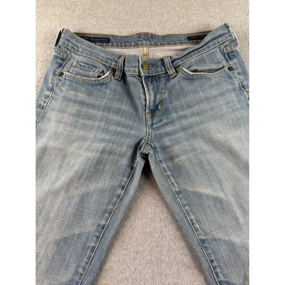 Citizens of Humanity Elle 064 Low Waist Bootcut Jeans Light Wash Stretch Size 29